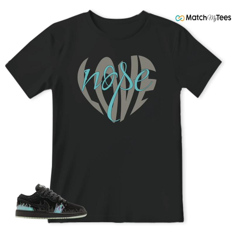 NIKE AIR JORDAN 1 LOW HALLOWEEN BLACK CAT SNEAKER Matching Tees t-shirt