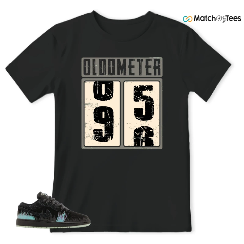 NIKE AIR JORDAN 1 LOW HALLOWEEN BLACK CAT SNEAKER Matching Tees t-shirt