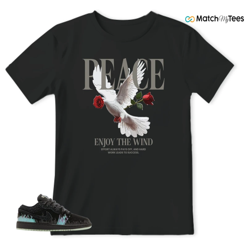 NIKE AIR JORDAN 1 LOW HALLOWEEN BLACK CAT SNEAKER Matching Tees t-shirt