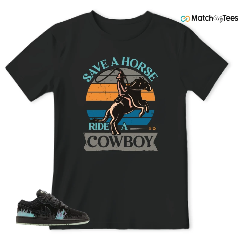NIKE AIR JORDAN 1 LOW HALLOWEEN BLACK CAT SNEAKER Matching Tees t-shirt