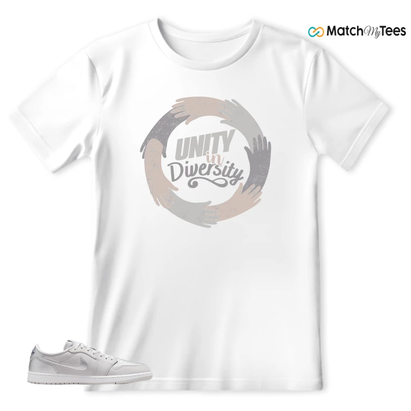 NIKE AIR JORDAN 1 LOW OG METALLIC SILVER SNEAKER Matching Tees t-shirt