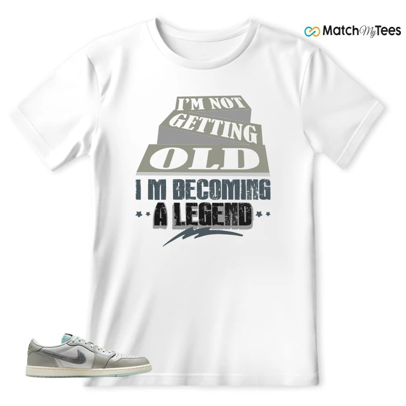 NIKE AIR JORDAN 1 LOW YEAR OF THE SNAKE SNEAKER Matching Tees T-shirt for Men