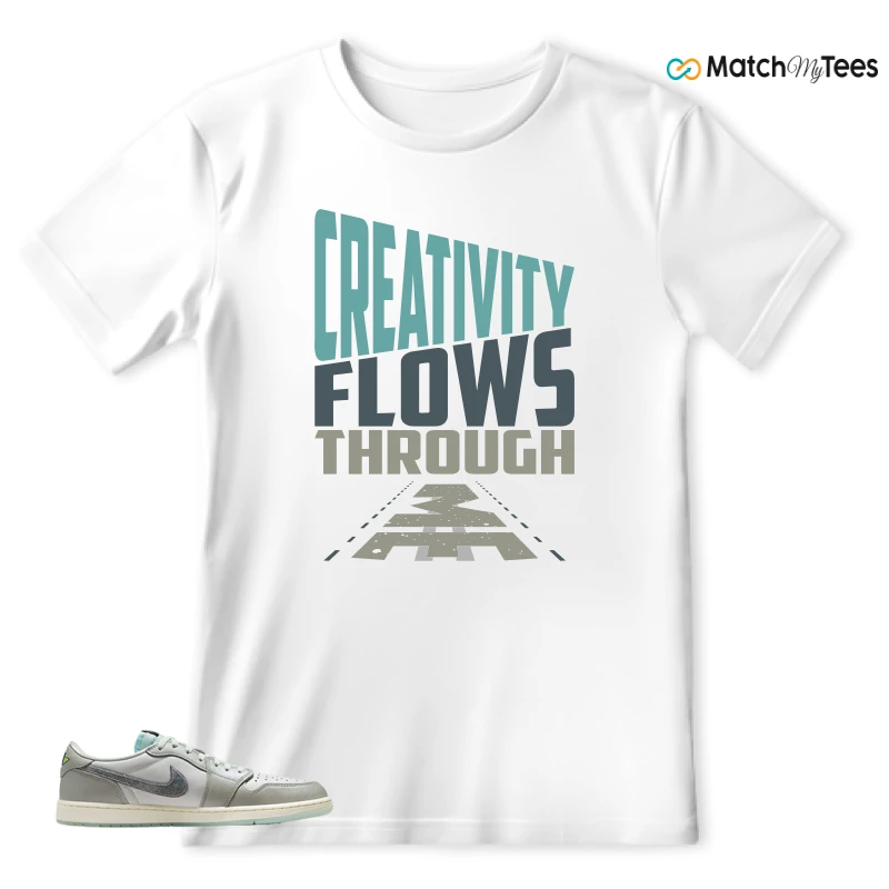 NIKE AIR JORDAN 1 LOW YEAR OF THE SNAKE SNEAKER Matching Tees T-shirt for Men