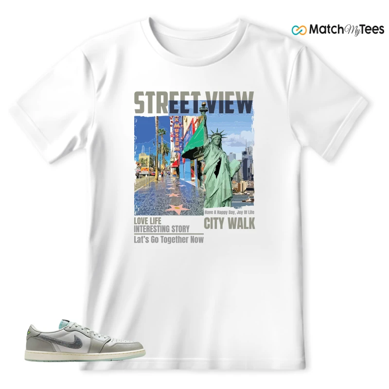 NIKE AIR JORDAN 1 LOW YEAR OF THE SNAKE SNEAKER Matching Tees t-shirt