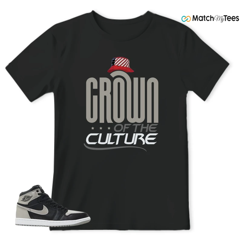 NIKE AIR JORDAN 1 RETRO HIGH OG SATIN SHADOW SNEAKER Matching Tees t-shirt