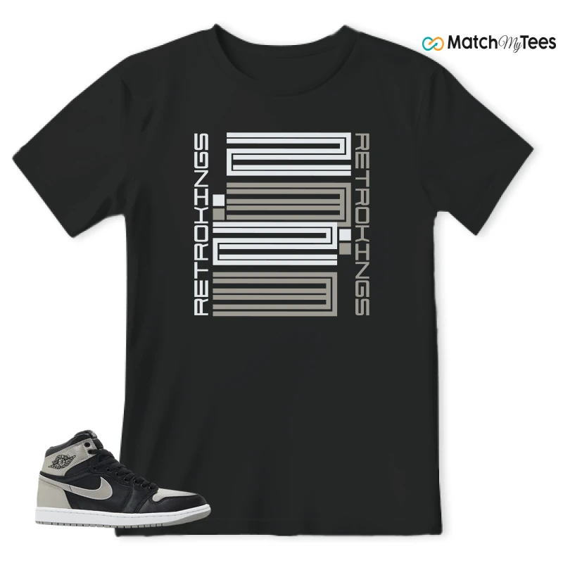 NIKE AIR JORDAN 1 RETRO HIGH OG SATIN SHADOW SNEAKER Matching Tees t-shirt