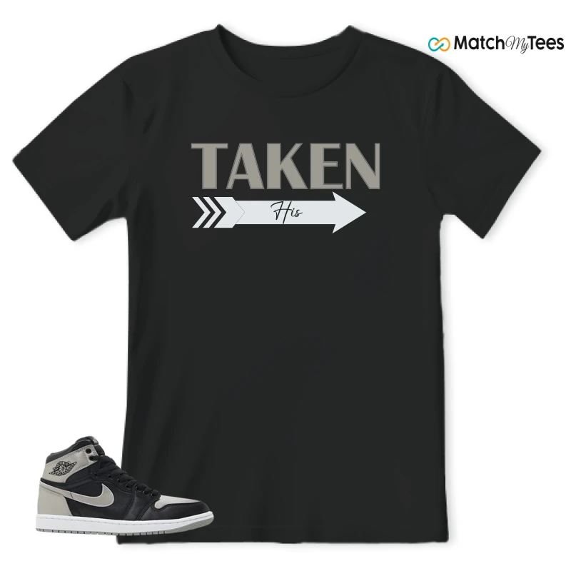 NIKE AIR JORDAN 1 RETRO HIGH OG SATIN SHADOW SNEAKER Matching Tees t-shirt