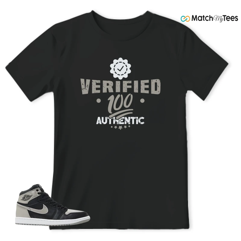 NIKE AIR JORDAN 1 RETRO HIGH OG SATIN SHADOW SNEAKER Matching Tees t-shirt