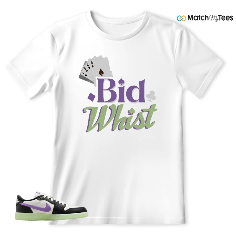 NIKE AIR JORDAN 1 RETRO LOW OG GS BLACK RASPBERRY SNEAKER Matching Tees t-shirt