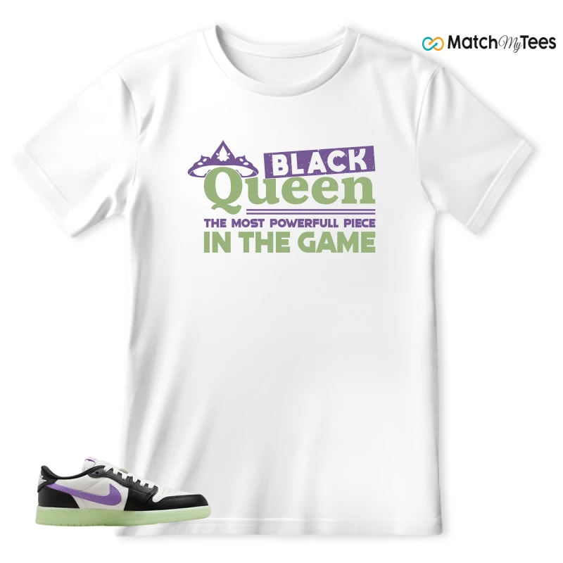 NIKE AIR JORDAN 1 RETRO LOW OG GS BLACK RASPBERRY SNEAKER Matching Tees t-shirt