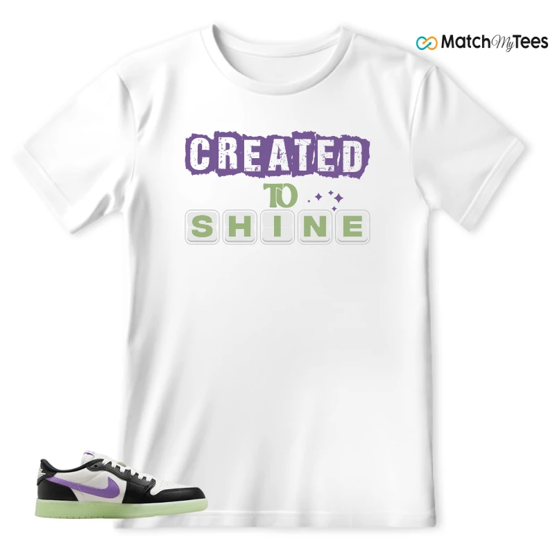 NIKE AIR JORDAN 1 RETRO LOW OG GS BLACK RASPBERRY SNEAKER Matching Tees t-shirt