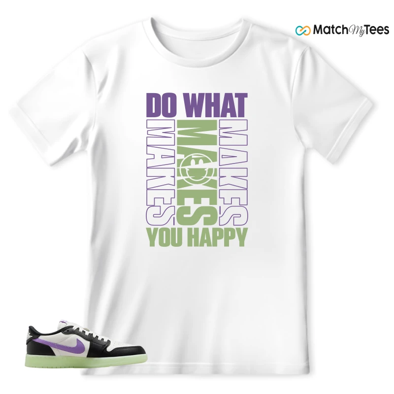 NIKE AIR JORDAN 1 RETRO LOW OG GS BLACK RASPBERRY SNEAKER Matching Tees t-shirt