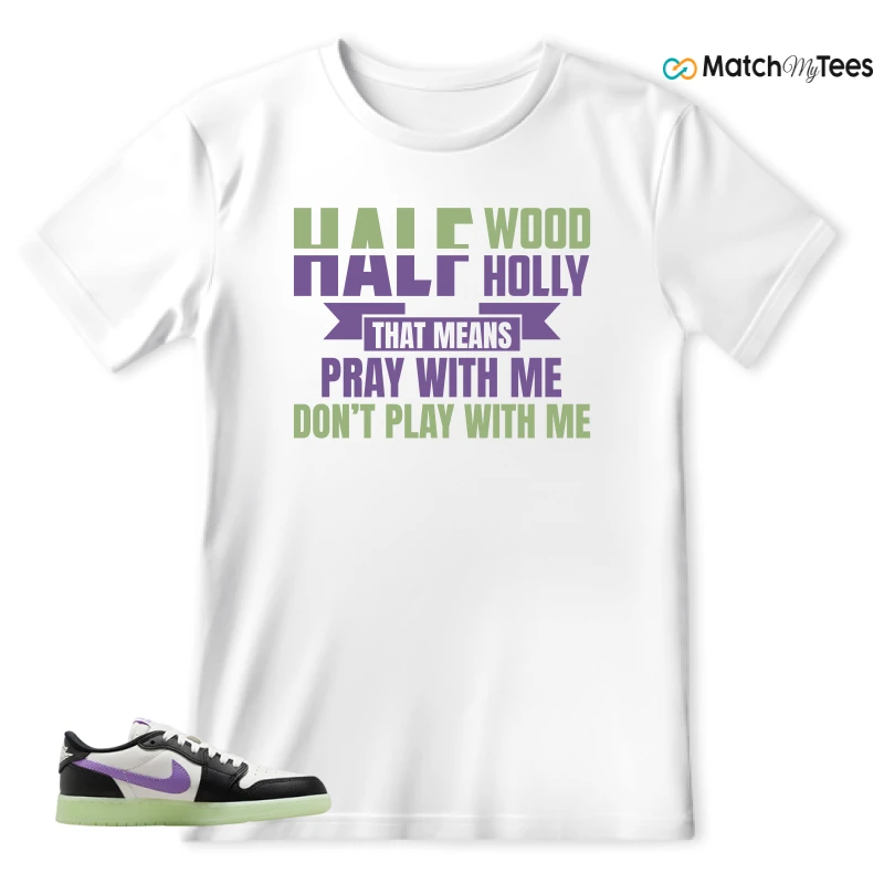 NIKE AIR JORDAN 1 RETRO LOW OG GS BLACK RASPBERRY SNEAKER Matching Tees t-shirt
