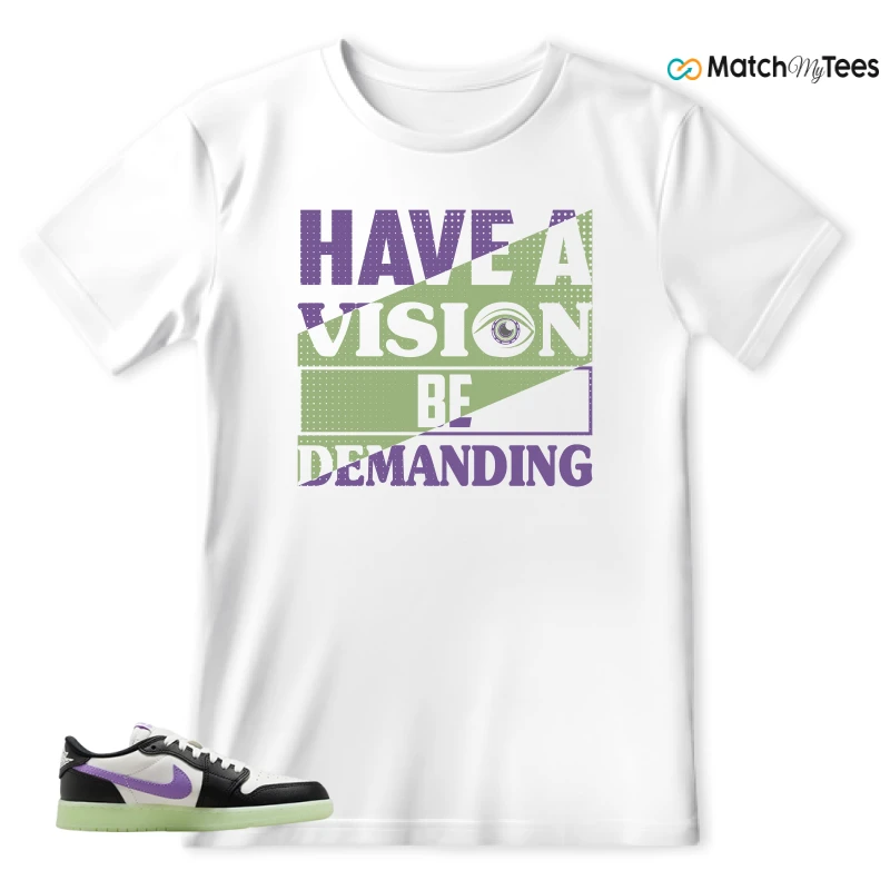 NIKE AIR JORDAN 1 RETRO LOW OG GS BLACK RASPBERRY SNEAKER Matching Tees t-shirt