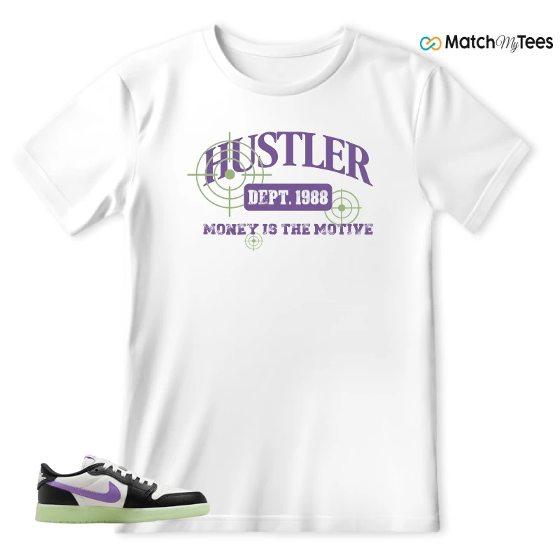 NIKE AIR JORDAN 1 RETRO LOW OG GS BLACK RASPBERRY SNEAKER Matching Tees t-shirt