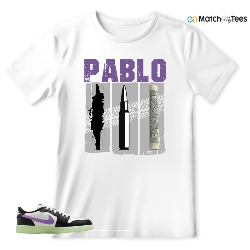 NIKE AIR JORDAN 1 RETRO LOW OG GS BLACK RASPBERRY SNEAKER Matching Tees t-shirt