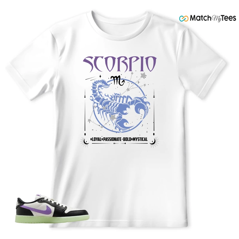 NIKE AIR JORDAN 1 RETRO LOW OG GS BLACK RASPBERRY SNEAKER Matching Tees t-shirt