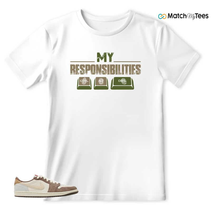 NIKE AIR JORDAN 1 RETRO LOW OG YEAR OF THE RABBIT SNEAKER Matching Tees t-shirt