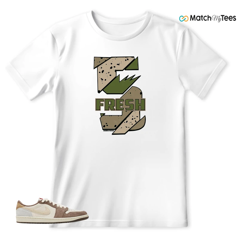 NIKE AIR JORDAN 1 RETRO LOW OG YEAR OF THE RABBIT SNEAKER Matching Tees t-shirt