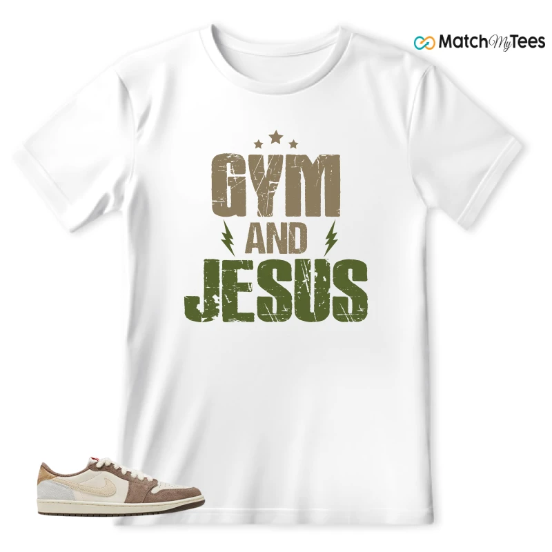NIKE AIR JORDAN 1 RETRO LOW OG YEAR OF THE RABBIT SNEAKER Matching Tees t-shirt