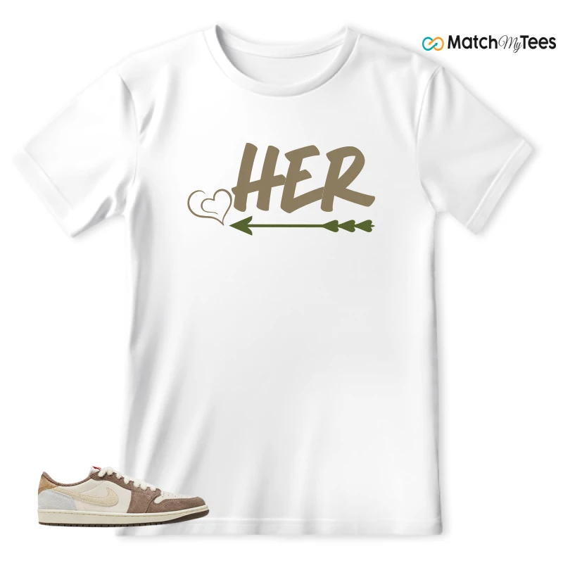 NIKE AIR JORDAN 1 RETRO LOW OG YEAR OF THE RABBIT SNEAKER Matching Tees T-shirt for Men
