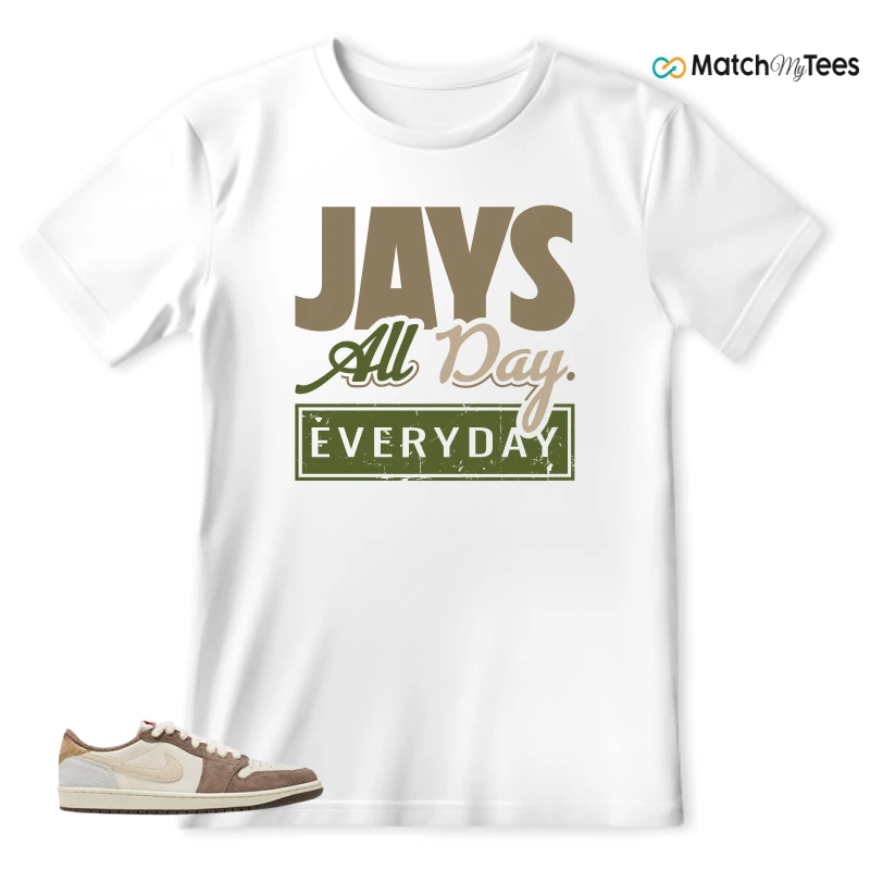 NIKE AIR JORDAN 1 RETRO LOW OG YEAR OF THE RABBIT SNEAKER Matching Tees t-shirt