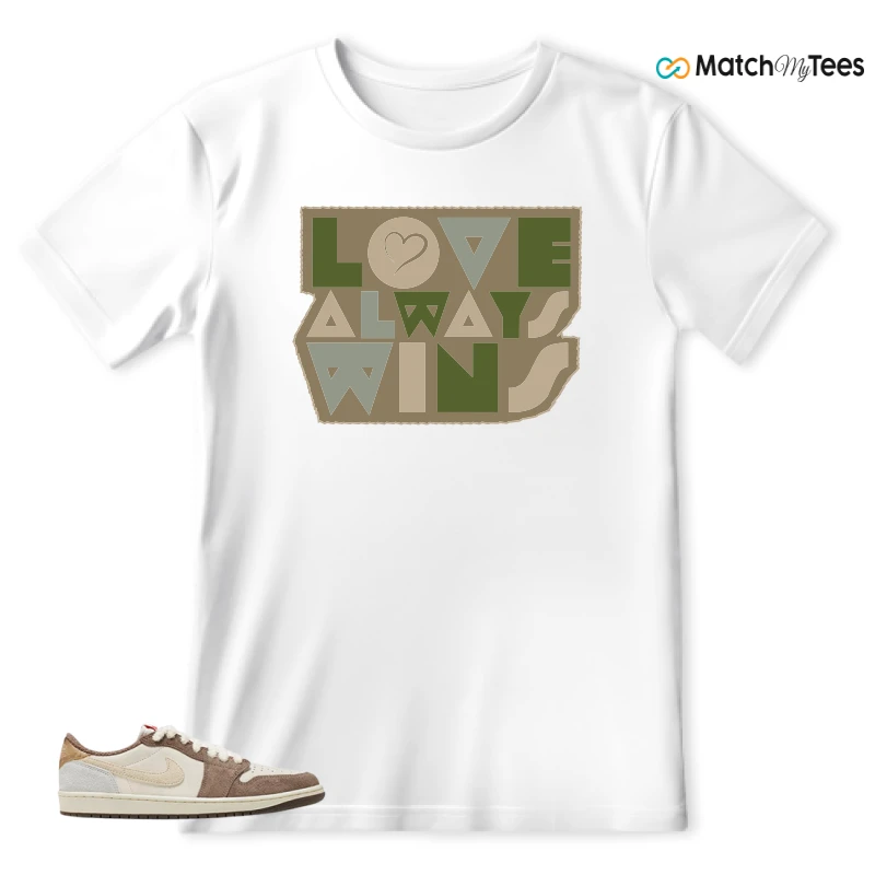 NIKE AIR JORDAN 1 RETRO LOW OG YEAR OF THE RABBIT SNEAKER Matching Tees t-shirt