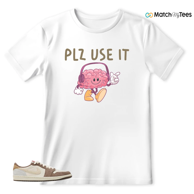 NIKE AIR JORDAN 1 RETRO LOW OG YEAR OF THE RABBIT SNEAKER Matching Tees T-shirt for Men