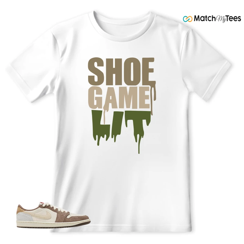 NIKE AIR JORDAN 1 RETRO LOW OG YEAR OF THE RABBIT SNEAKER Matching Tees t-shirt