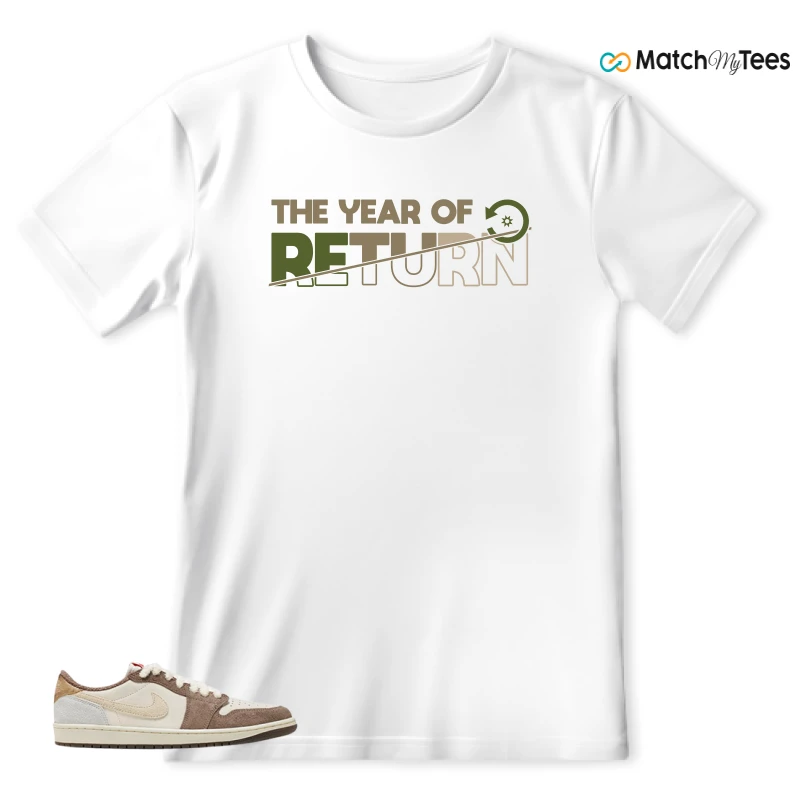 NIKE AIR JORDAN 1 RETRO LOW OG YEAR OF THE RABBIT SNEAKER Matching Tees t-shirt