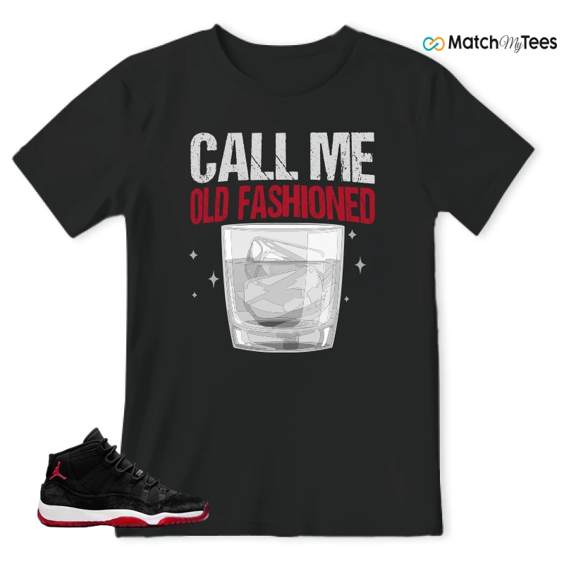 NIKE AIR JORDAN 11 BRED VELVET WMNS SNEAKER Matching Tees t-shirt