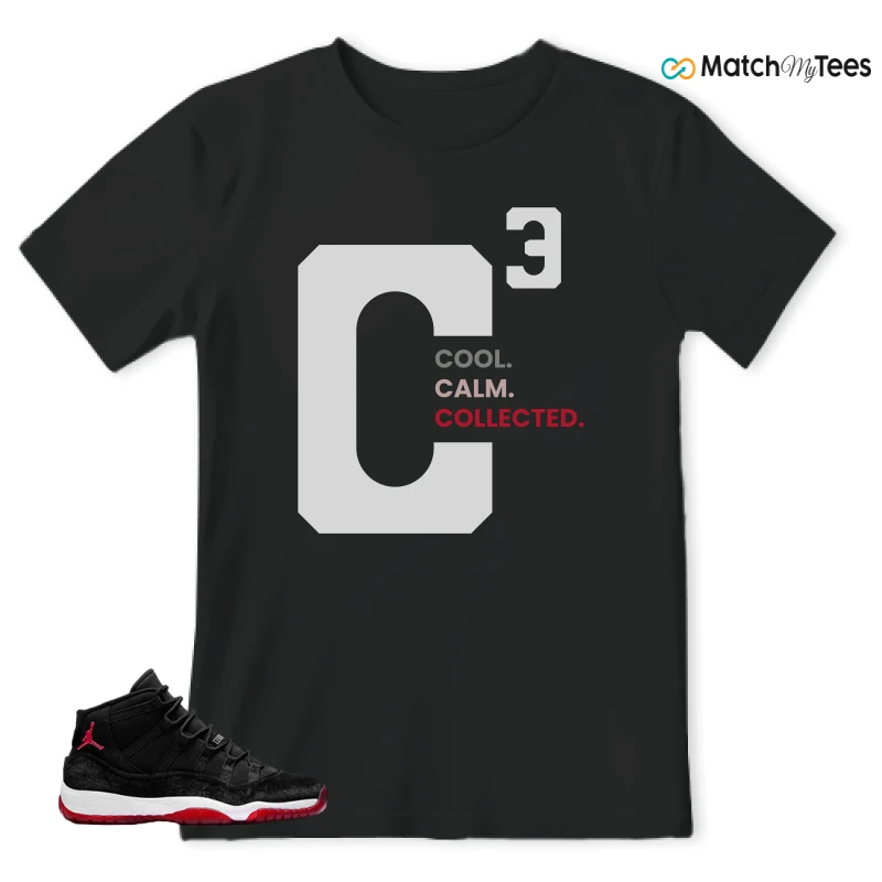 NIKE AIR JORDAN 11 BRED VELVET WMNS SNEAKER Matching Tees t-shirt