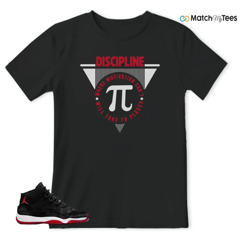 NIKE AIR JORDAN 11 BRED VELVET WMNS SNEAKER Matching Tees t-shirt