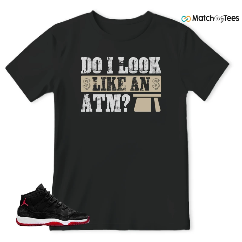 NIKE AIR JORDAN 11 BRED VELVET WMNS SNEAKER Matching Tees t-shirt
