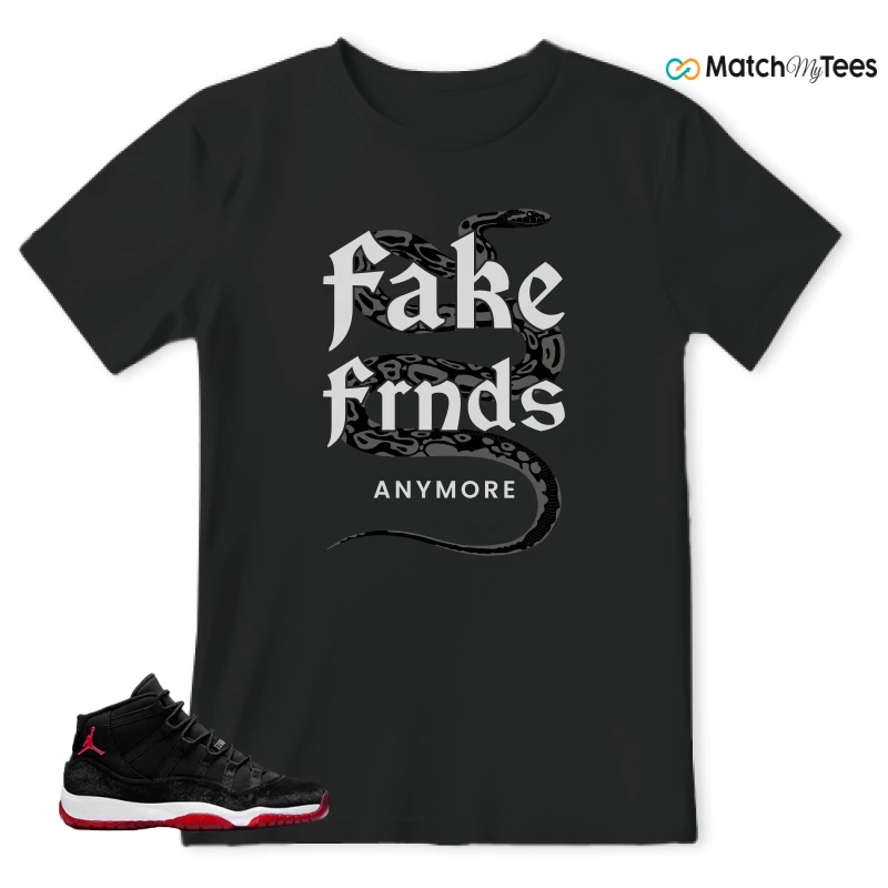 NIKE AIR JORDAN 11 BRED VELVET WMNS SNEAKER Matching Tees t-shirt