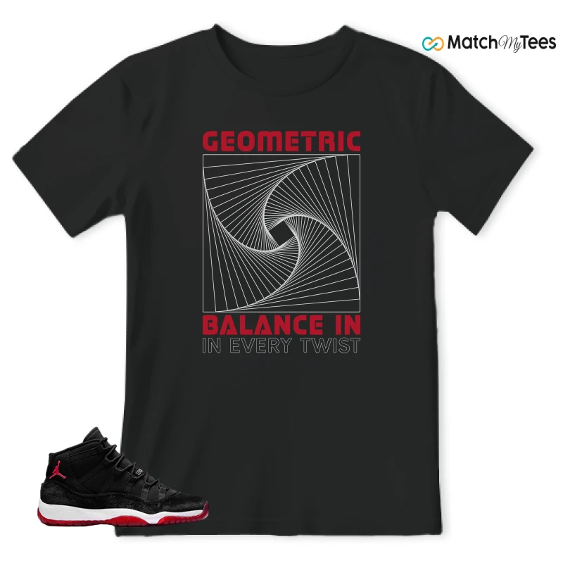 NIKE AIR JORDAN 11 BRED VELVET WMNS SNEAKER Matching Tees t-shirt