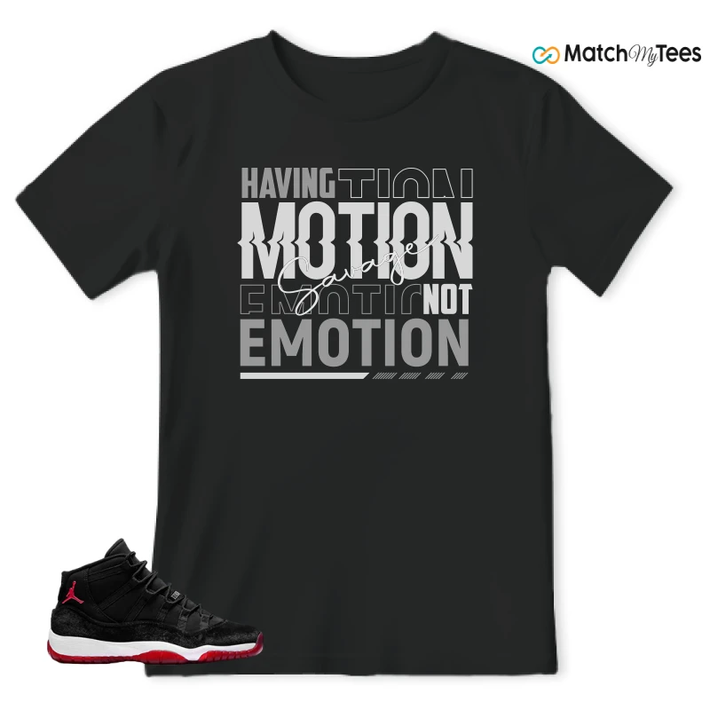 NIKE AIR JORDAN 11 BRED VELVET WMNS SNEAKER Matching Tees t-shirt