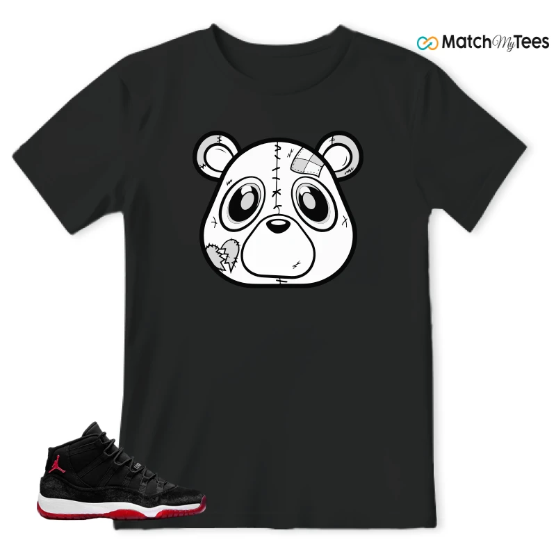 NIKE AIR JORDAN 11 BRED VELVET WMNS SNEAKER Matching Tees t-shirt