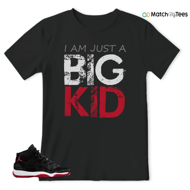 NIKE AIR JORDAN 11 BRED VELVET WMNS SNEAKER Matching Tees t-shirt