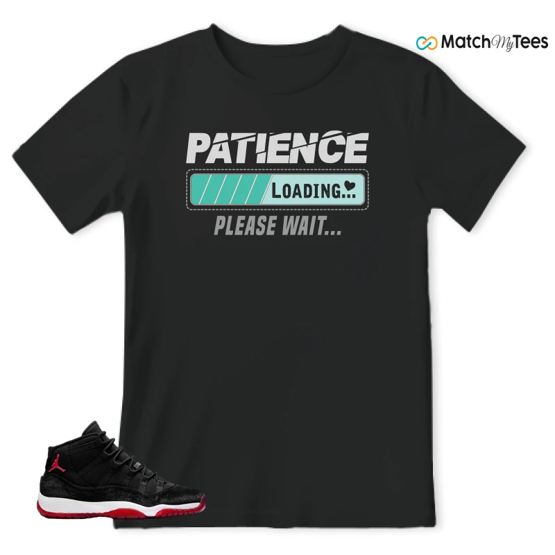 NIKE AIR JORDAN 11 BRED VELVET WMNS SNEAKER Matching Tees t-shirt