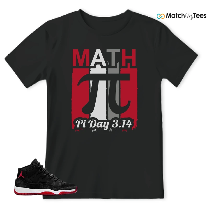 NIKE AIR JORDAN 11 BRED VELVET WMNS SNEAKER Matching Tees t-shirt