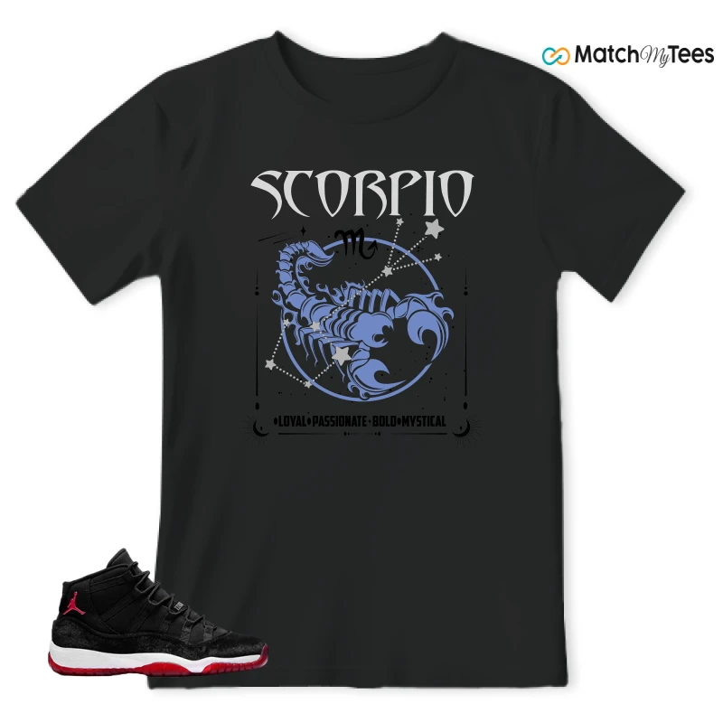 NIKE AIR JORDAN 11 BRED VELVET WMNS SNEAKER Matching Tees t-shirt