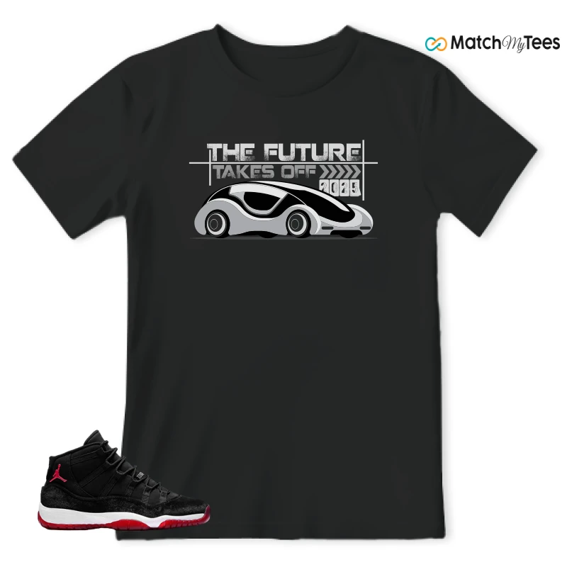 NIKE AIR JORDAN 11 BRED VELVET WMNS SNEAKER Matching Tees t-shirt