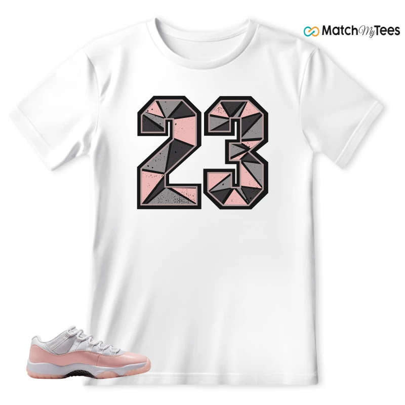 NIKE AIR JORDAN 11 LOW LEGEND PINK WMNS SNEAKER Matching Tees t-shirt
