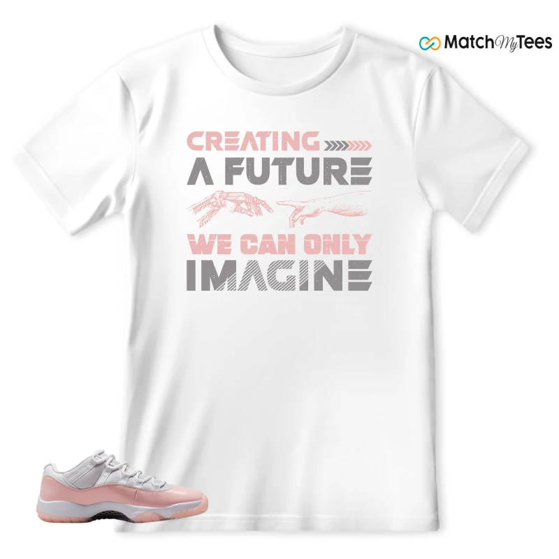NIKE AIR JORDAN 11 LOW LEGEND PINK WMNS SNEAKER Matching Tees t-shirt