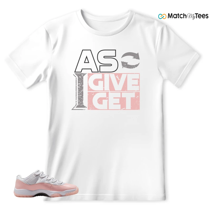 NIKE AIR JORDAN 11 LOW LEGEND PINK WMNS SNEAKER Matching Tees t-shirt