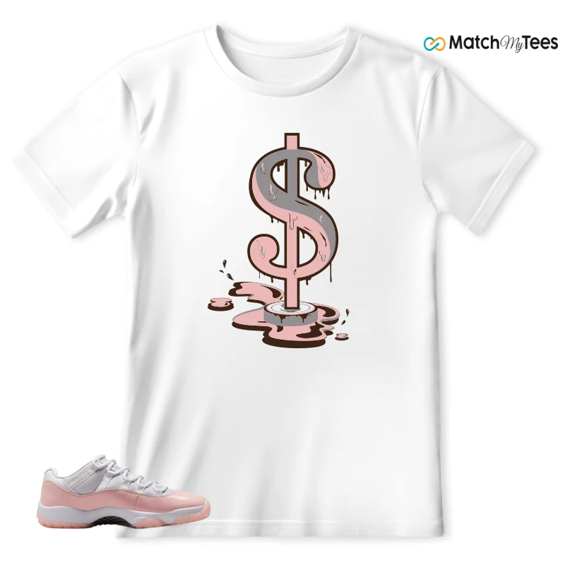 NIKE AIR JORDAN 11 LOW LEGEND PINK WMNS SNEAKER Matching Tees t-shirt