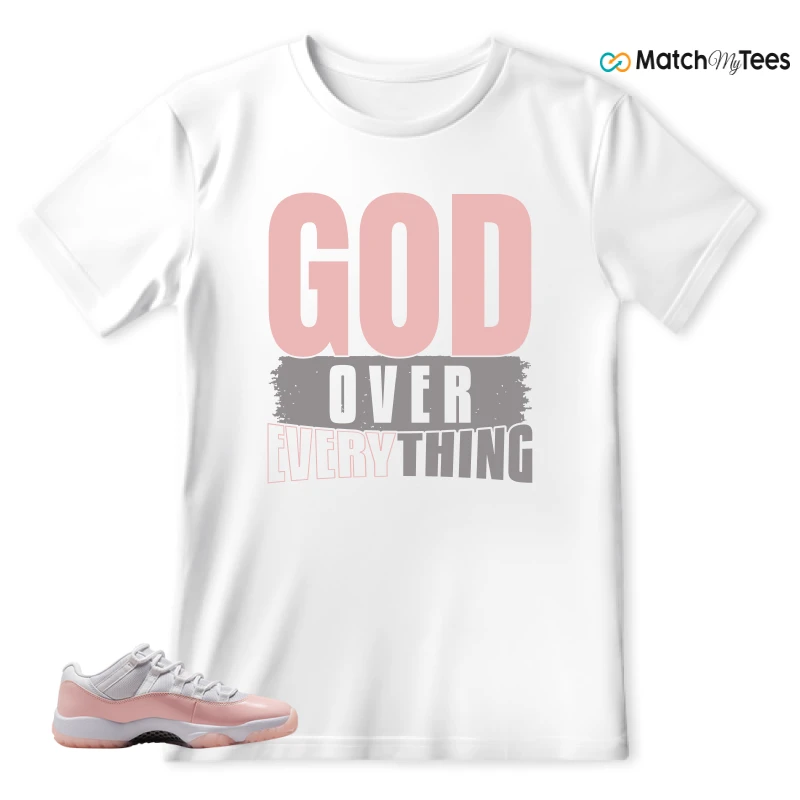 NIKE AIR JORDAN 11 LOW LEGEND PINK WMNS SNEAKER Matching Tees t-shirt
