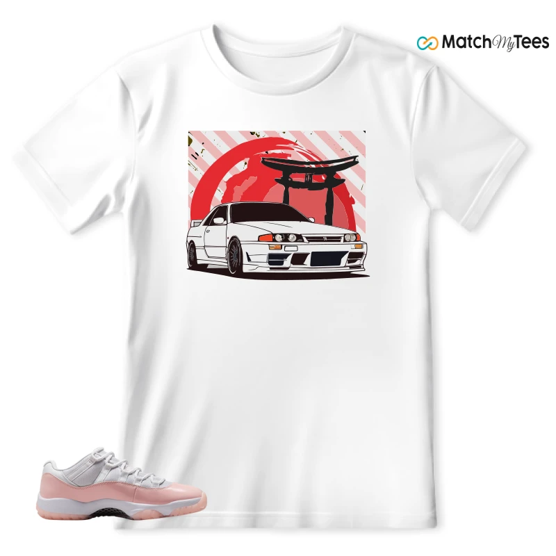 NIKE AIR JORDAN 11 LOW LEGEND PINK WMNS SNEAKER Matching Tees t-shirt