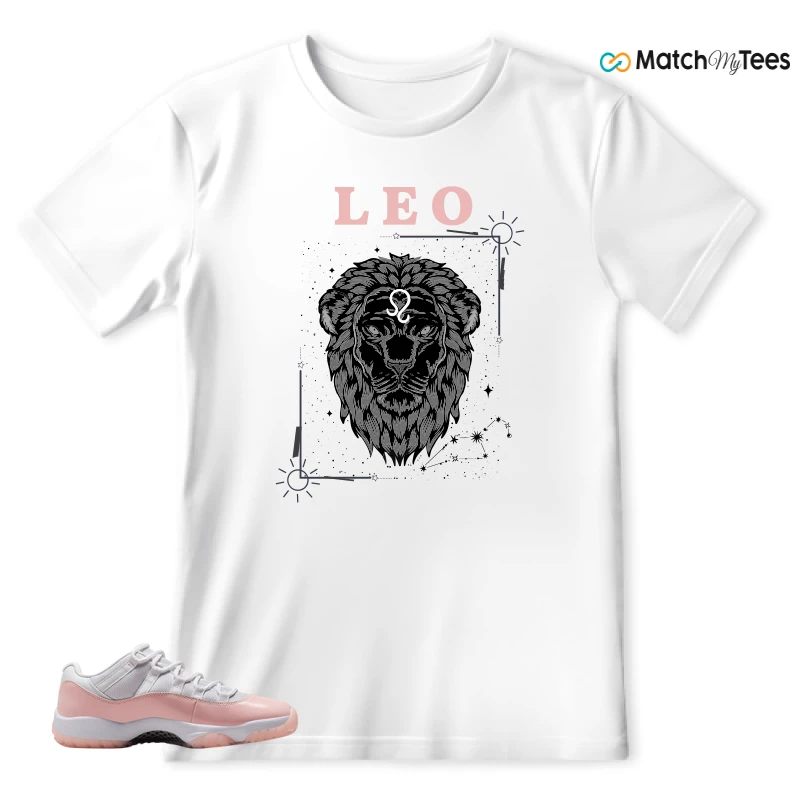 NIKE AIR JORDAN 11 LOW LEGEND PINK WMNS SNEAKER Matching Tees t-shirt